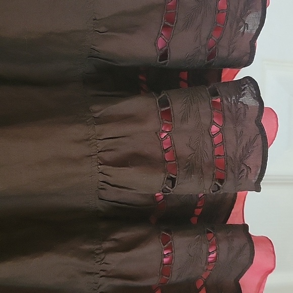 Brown and Pink Tiered Women's Skirt Old Navy - Picture 8 of 11